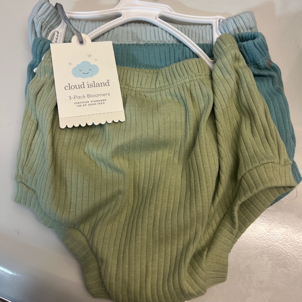 Cloud Island Bloomers (3 Pack) - 12M